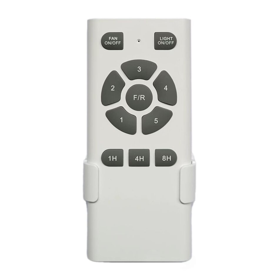 Ventilateur de plafond Merel 5 pales avec LED - blanc