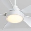 Ventilateur de plafond Merel 5 pales avec LED - blanc