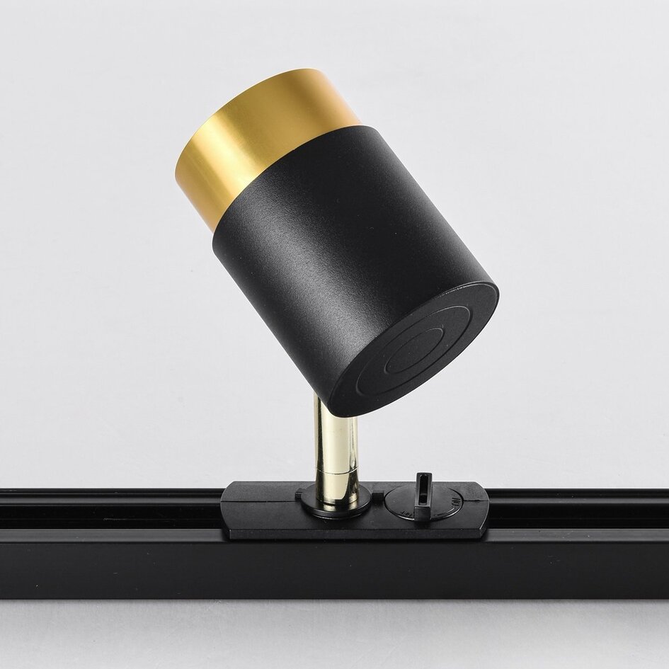 Spot sur rail monophasé Lexi - Or