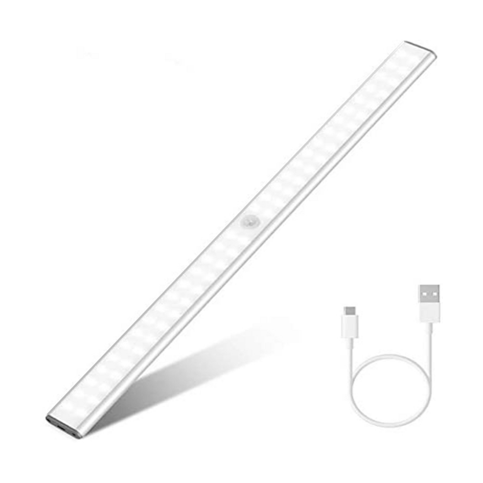 Éclairage d'armoire avec détecteur de mouvement argenté - Alana