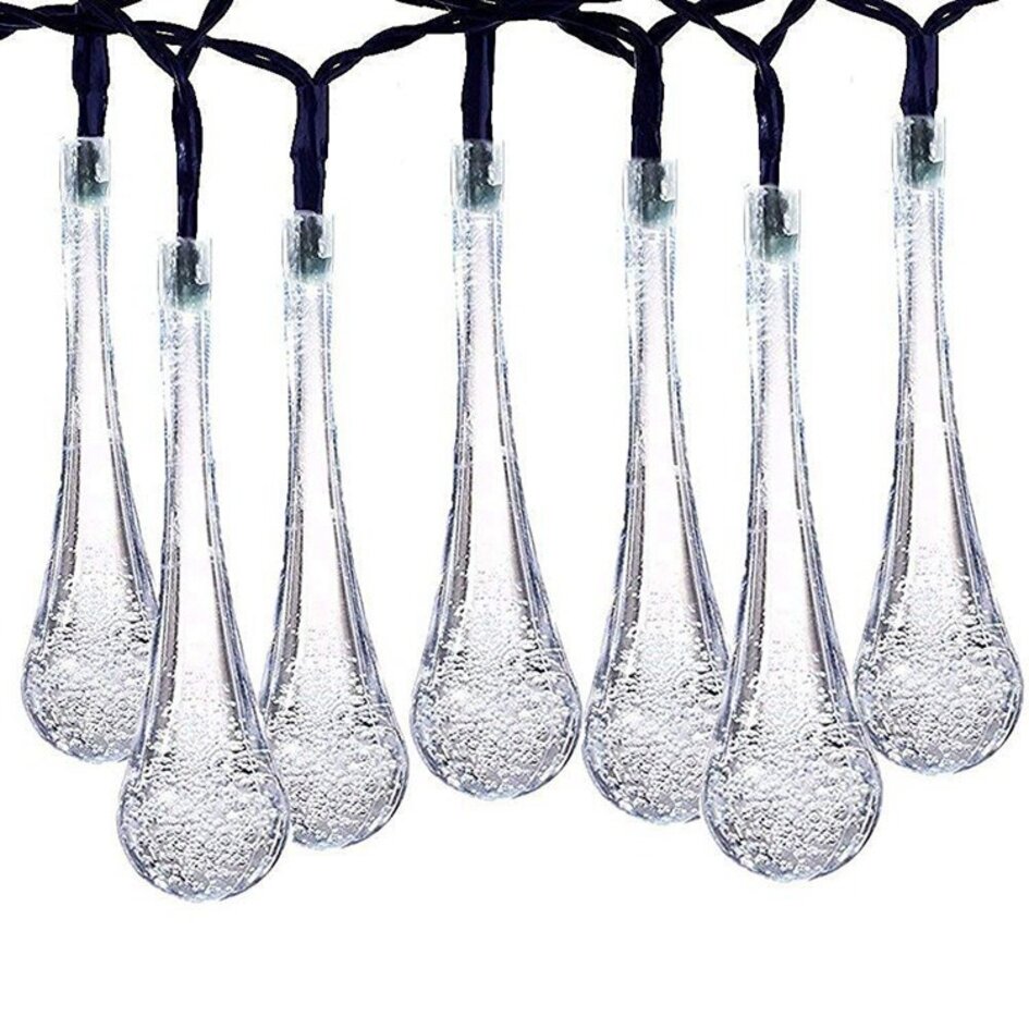 Guirlande lumineuse solaire en forme de goutte Drippy, 12 m, 100 ampoules