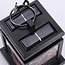 Lampe solaire de table rustique noire - Freya