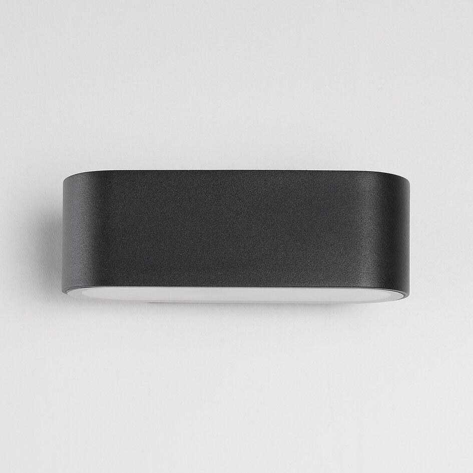 Applique extérieure noire moderne avec LED - Tino