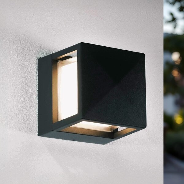 Applique murale carrée Otis - noir