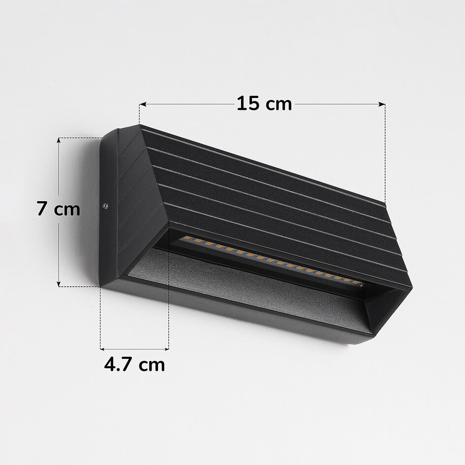 Applique industrielle Jane - noir