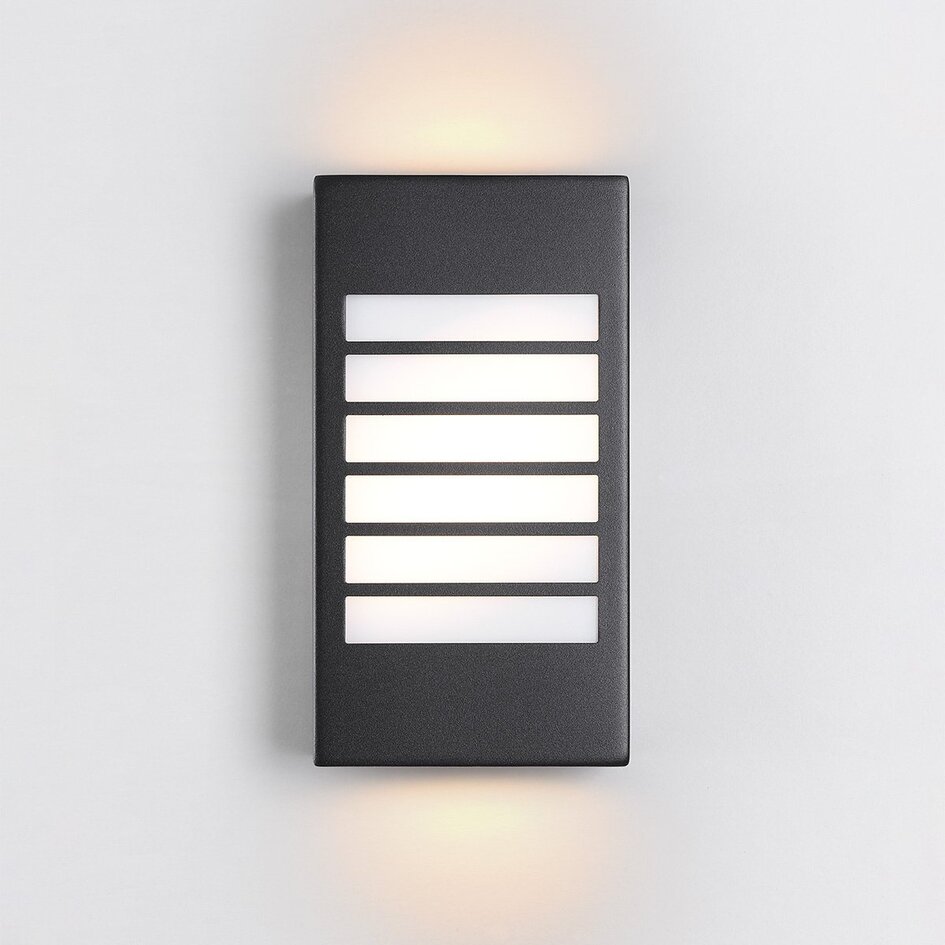 Applique extérieure IP44 Pearlie - noir