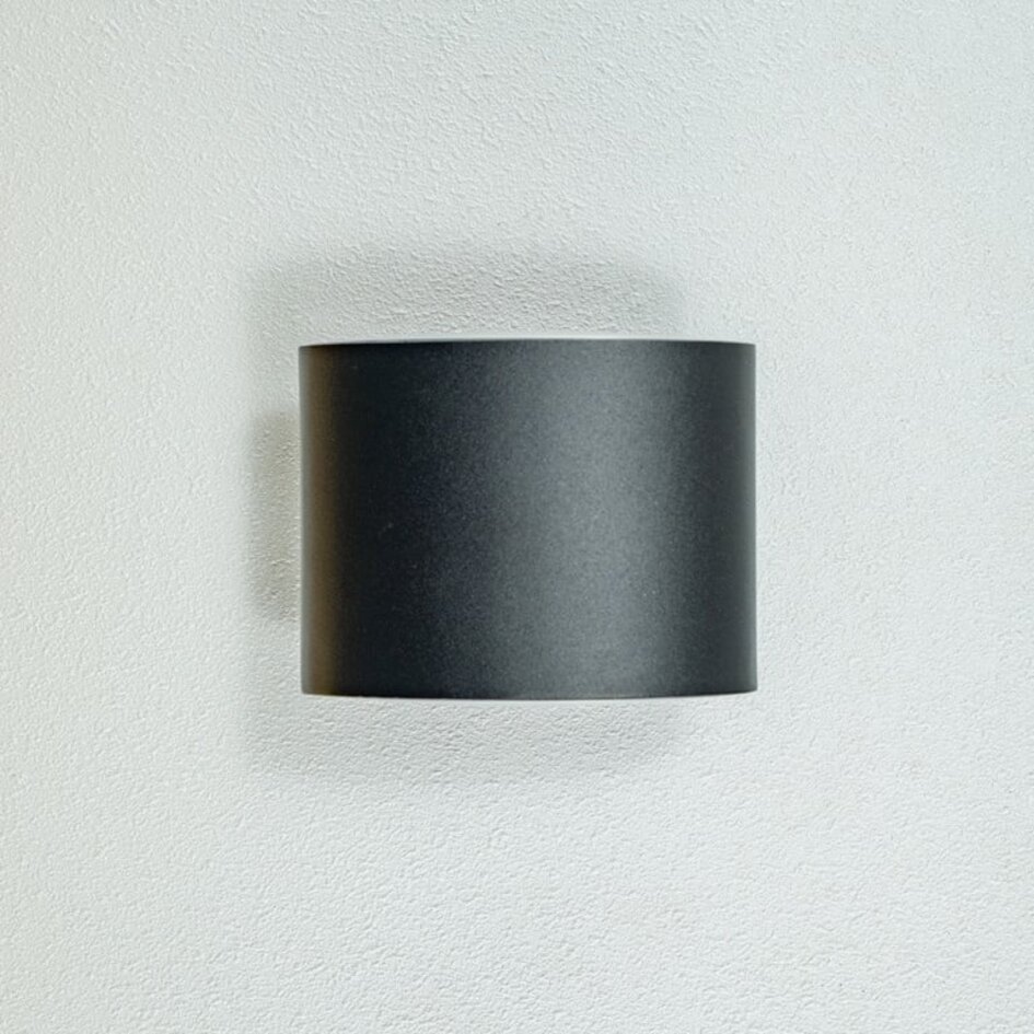 Applique moderne Faye IP44 - noir