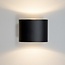 Applique murale extérieure Faye - noire avec LED intégrée