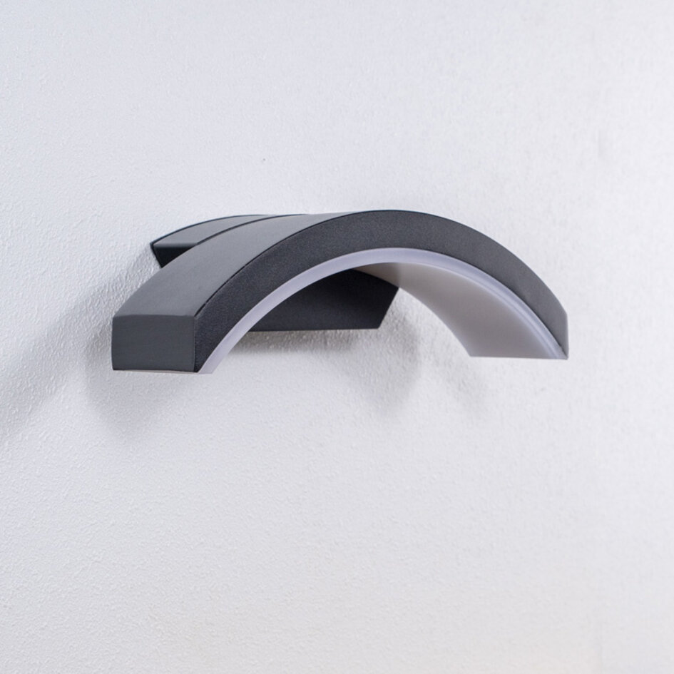 Applique murale design noir pour l'extérieur - Vic