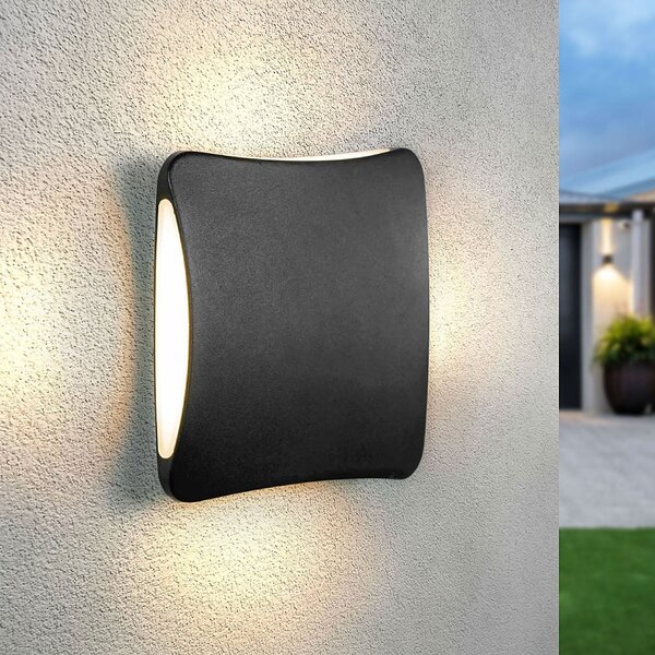 Applique moderne carrée Bonnie - noir