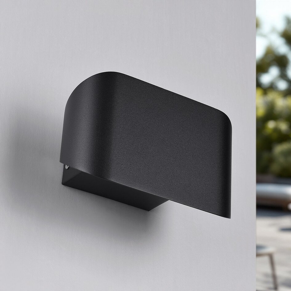 Applique murale moderne Hamburg - noire