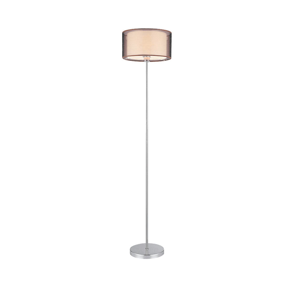 Lampadaire Catalina nickel satiné