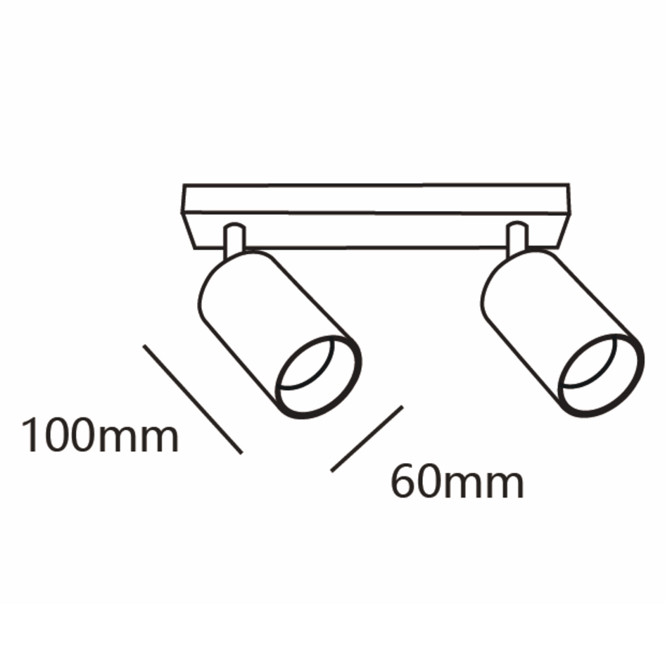 Plafonnier moderne noir et or - Nia