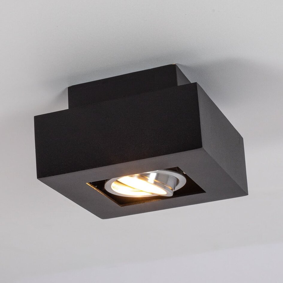 Spot de luxe noir en saillie - Ben