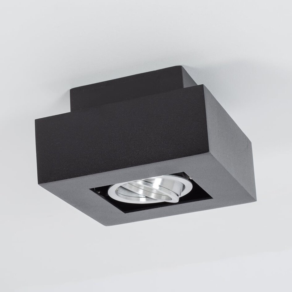 Spot de luxe noir en saillie - Ben