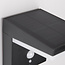 Applique solaire moderne noire avec capteur - Halo