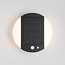 Applique d'extérieur solaire moderne Blitz à détecteur - noir