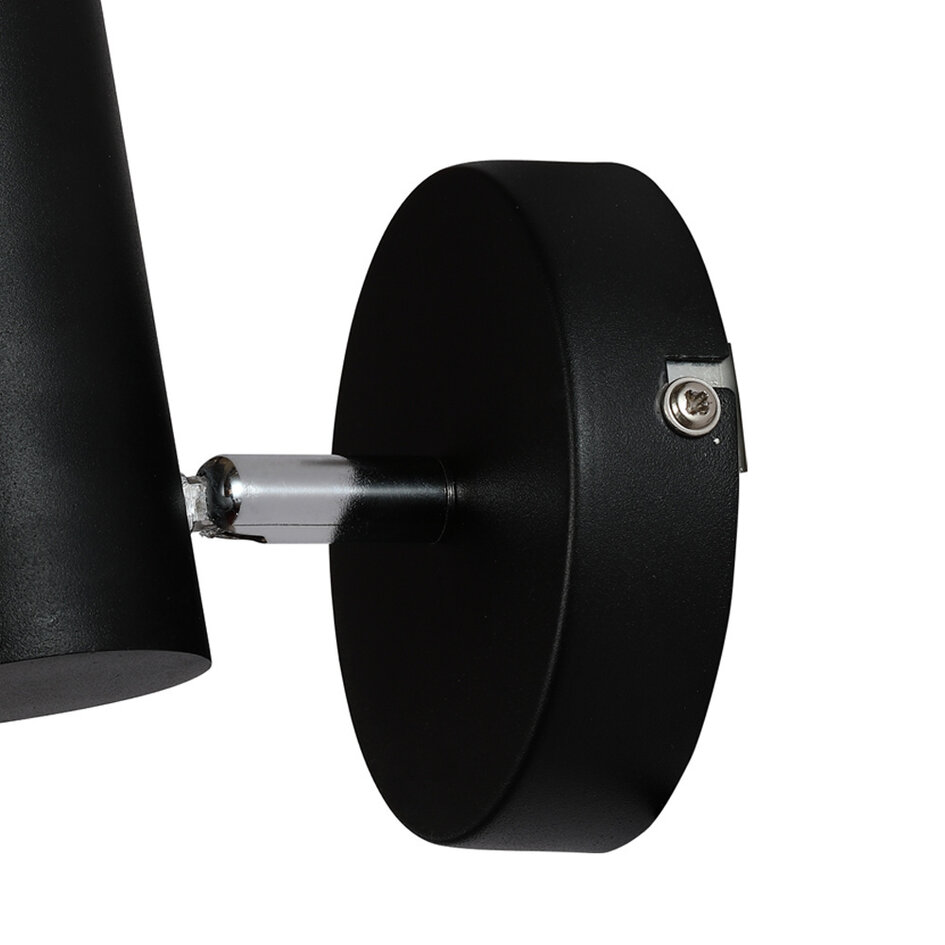 Lampe murale noire mate - Memphis