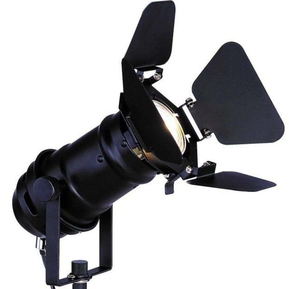Lampe de table Cam - noir mat