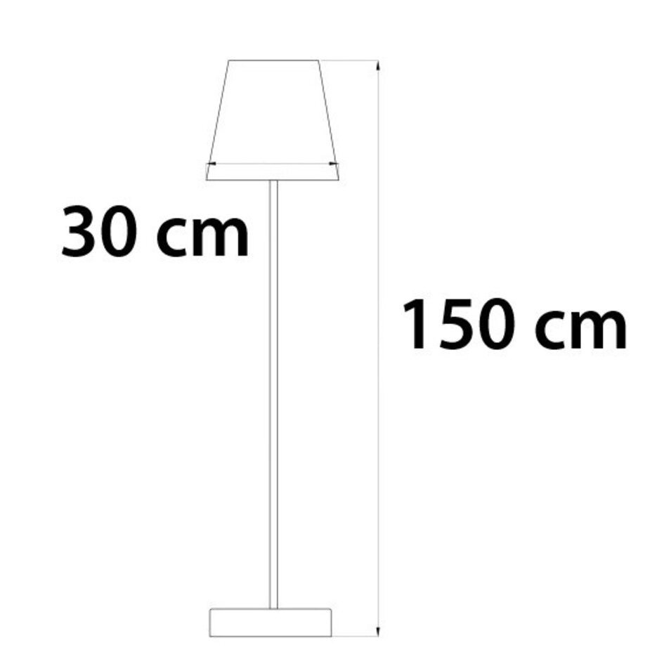 Lampadaire solaire d'extérieur Verdi