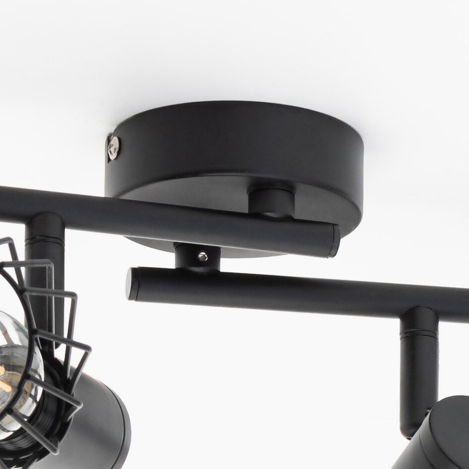 Plafonnier Faith 4-lumières - noir