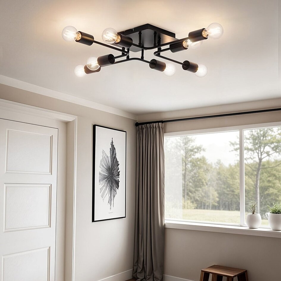 Plafonnier noir  - Montana