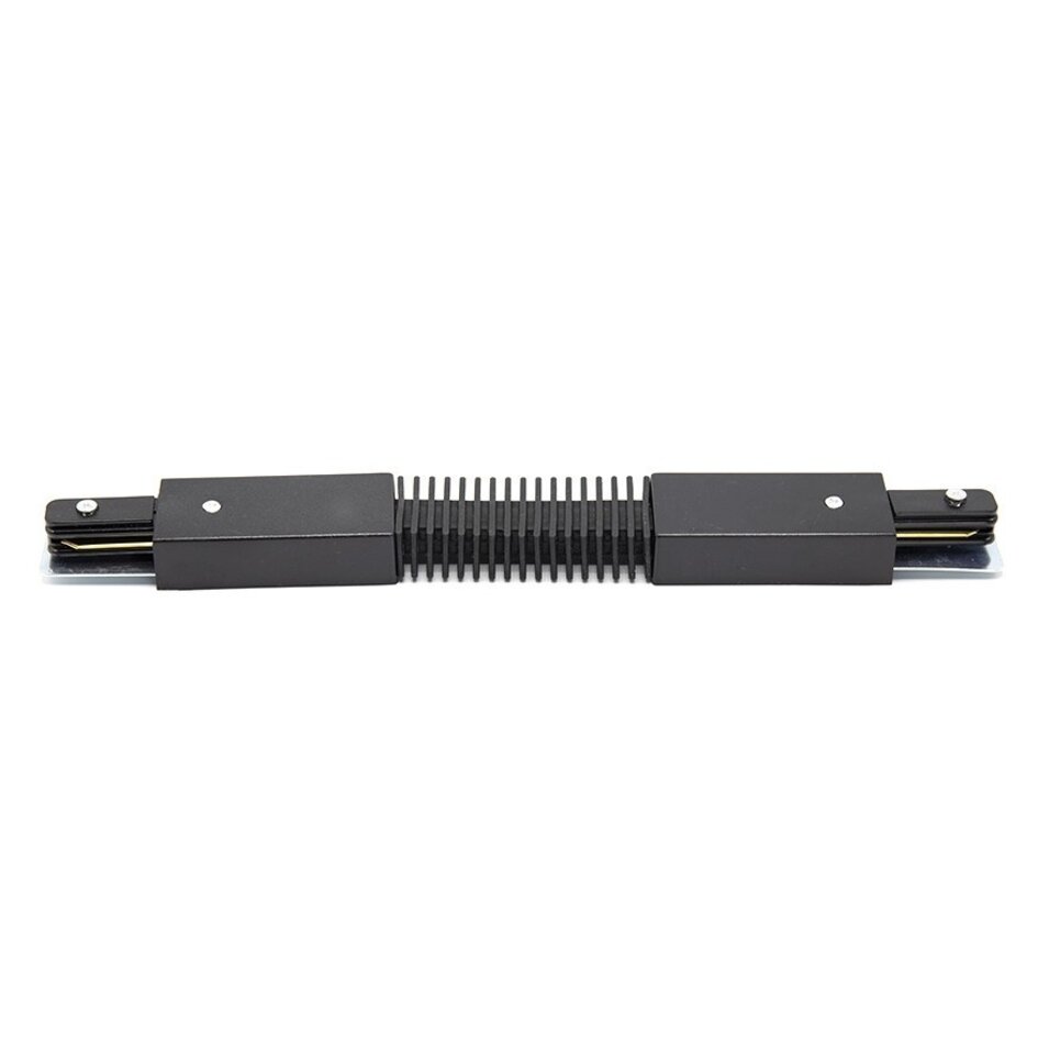 Connecteur flexible pour rail monophasé, noir