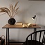 Lampe de table Lily, cuivre à abat-jour noir