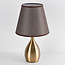 Lampe de table classique Malaga à abat-jour en tissu