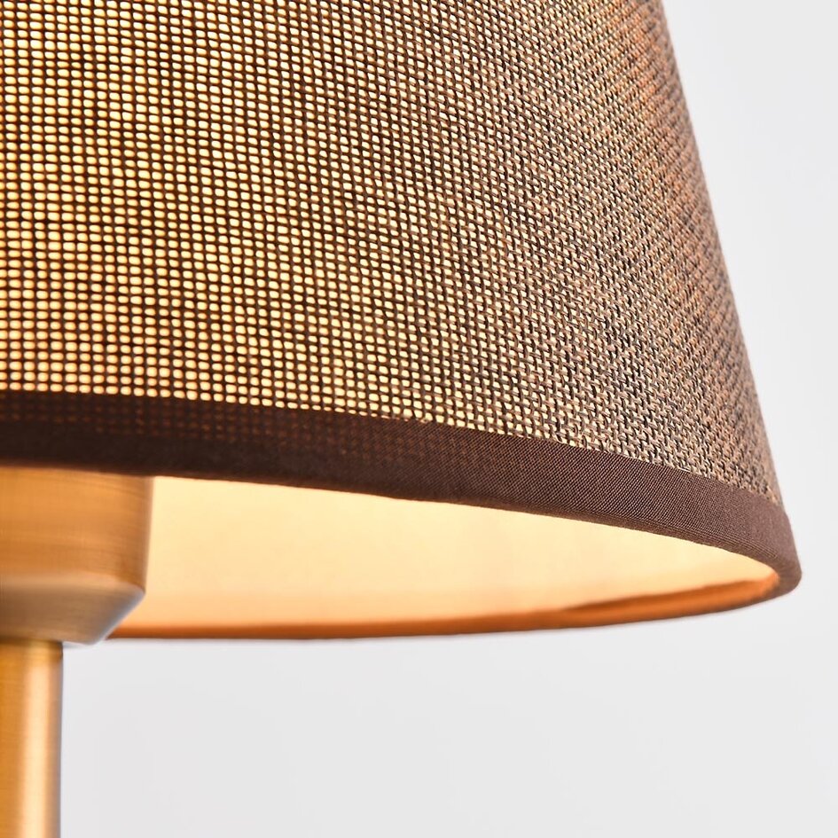 Lampe de table classique avec abat-jour en tissu - Malaga