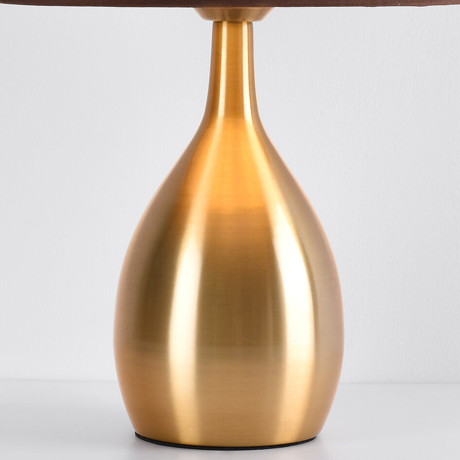 Lampe de table classique avec abat-jour en tissu - Malaga