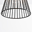Lampe suspendue industrielle en métal noir - Sofia