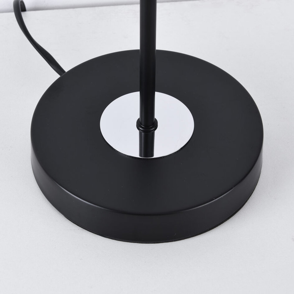 Lampe de table industrielle en métal noir - Pérou