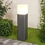 Lampe d'extérieur sur pied carrée Rocky anthracite