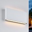 Applique murale extérieure 2 lumières Tommy - blanche avec LED intégrée