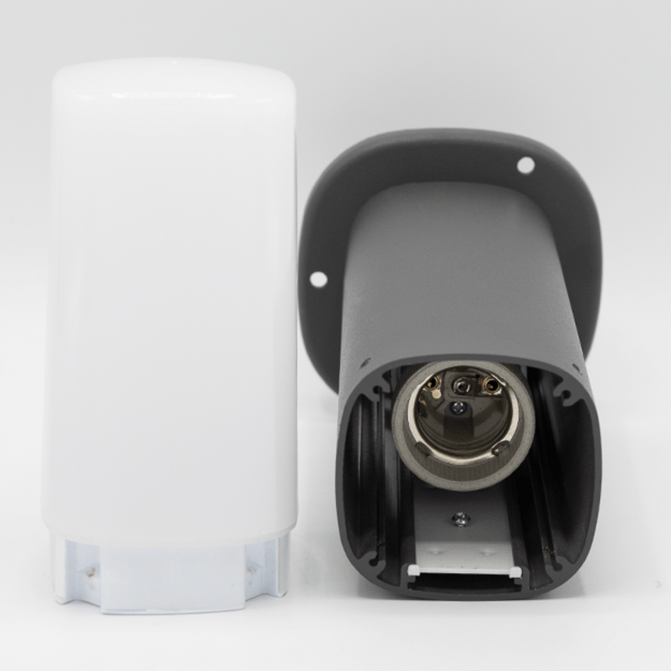 Lampe extérieur moderne anthracite Izo, 30 cm