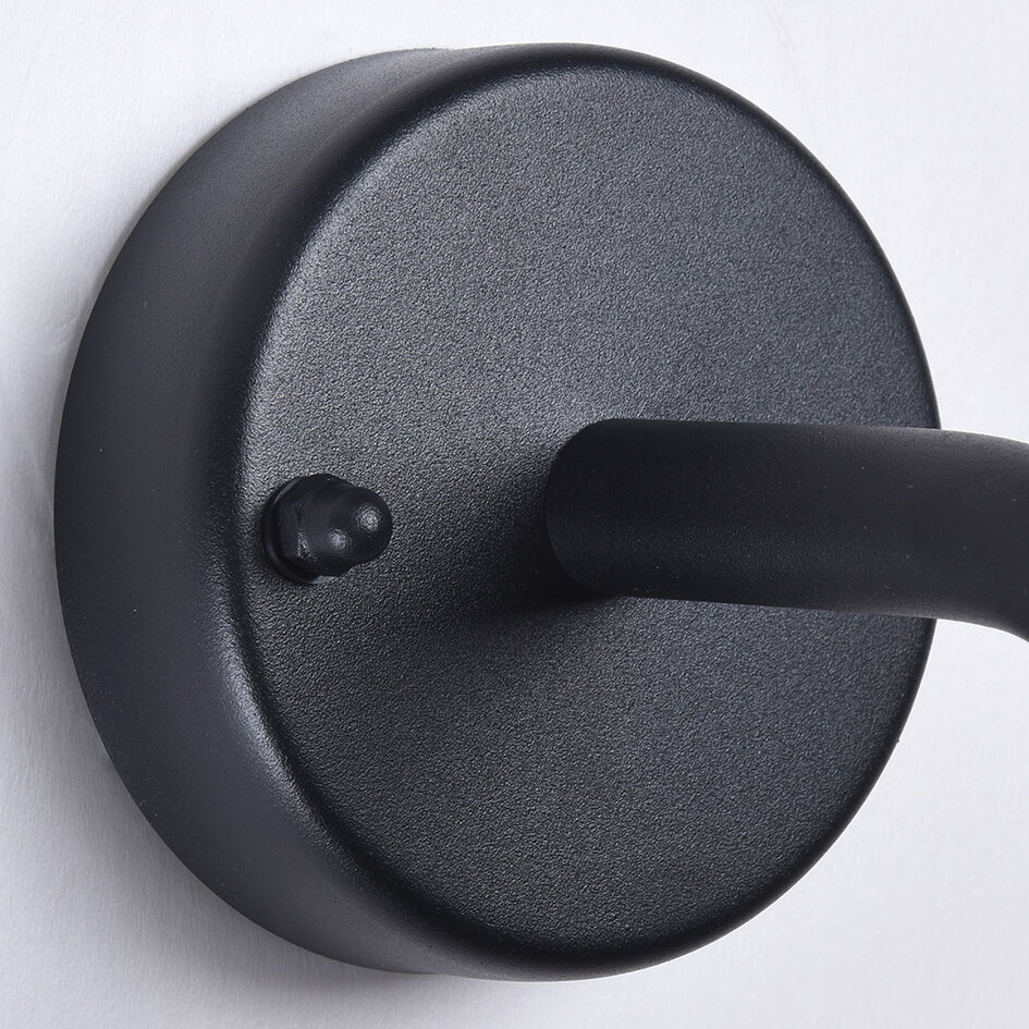 Applique murale rurale Davide - noire