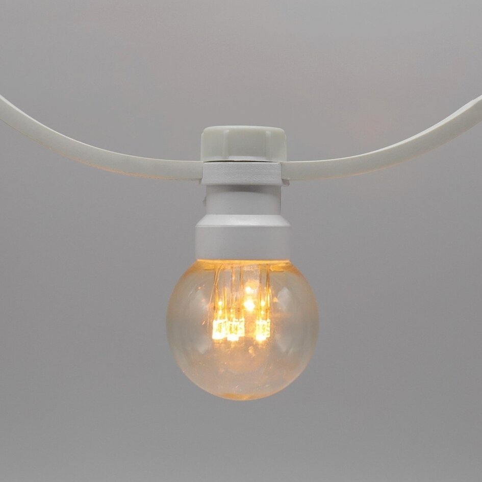 Ampoule à piquer 0,7 W blanc chaud sur tiges (sans douille E27)