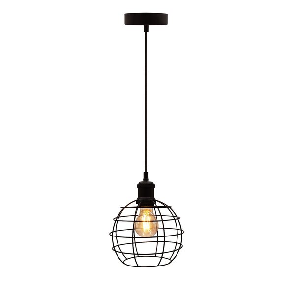 Suspension Hugo incl. lampe 2,5W à 10W, verre ambré, 2000K, Ø60