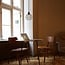 Suspension Hugo incl. ampoule 2,5W à 10W, verre ambré, 2000 K, Ø60 mm