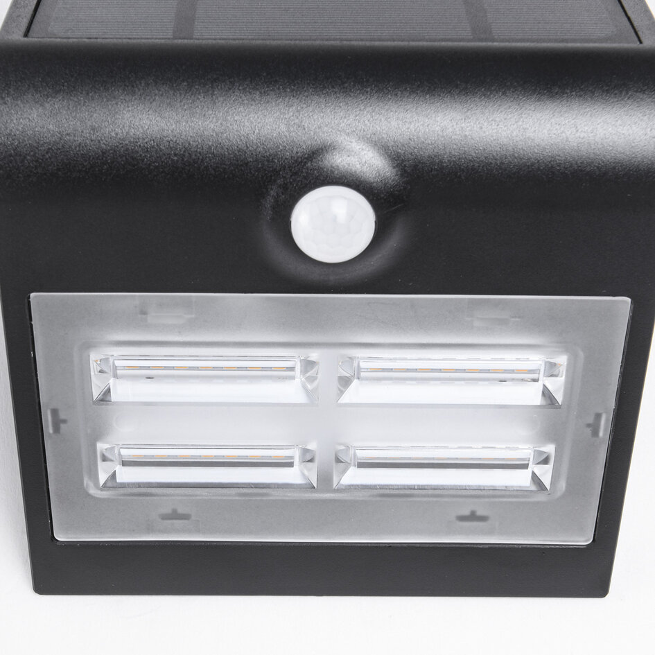 Applique solaire Single Conan avec capteur - noir