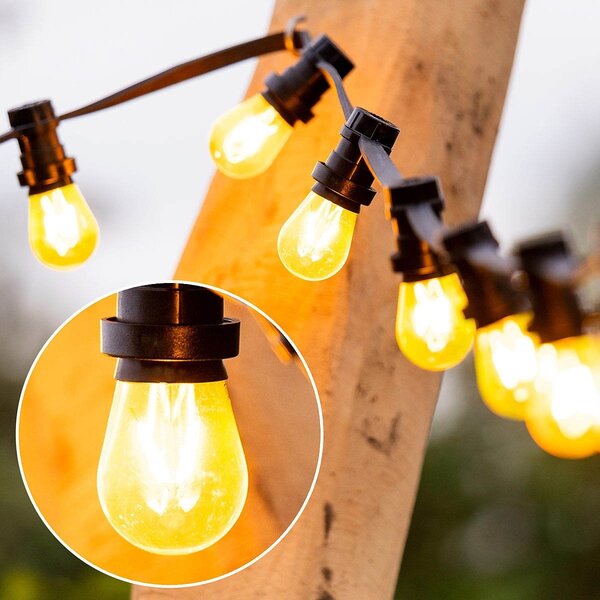 Ampoule filament de 3,5 watts, jaune, dimmable à intensité variable.