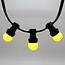 Ampoule sphérique jaune 1 watt à coque standard Ø45 mm