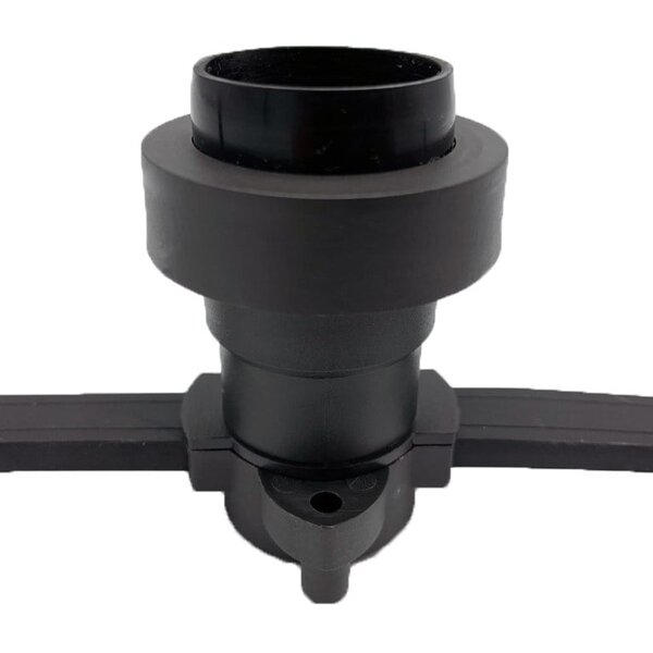 Douille E27 en vrac avec bague d'étanchéité - noir