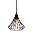 Lampe suspendue Kiki avec lampe à spirale 5W, verre ambré, 1800K, Ø60
