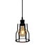 Suspension Diego incl. ampoule spirale 5W, verre ambré, 1800 K, Ø95 mm