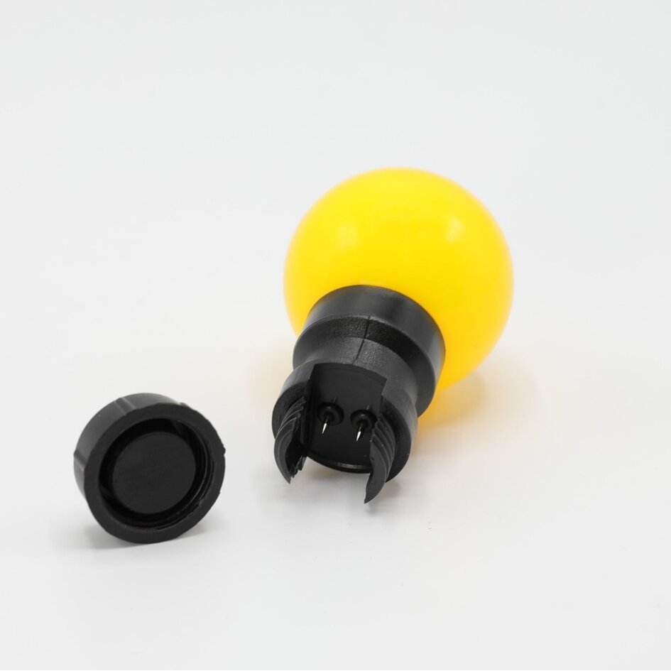 Guirlande lumineuse d'extérieur de 43 mètres avec 90 ampoules LED colorées