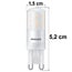 Spot LED G9 dimmable 2,7 watts (2700K)