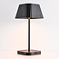 Lampe de table rechargeable et dimmable Mylo - noir mat