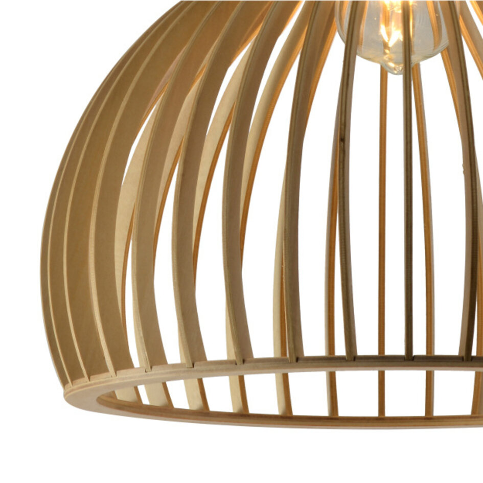 2ème chance : Lampe suspendue en bois Hanoi